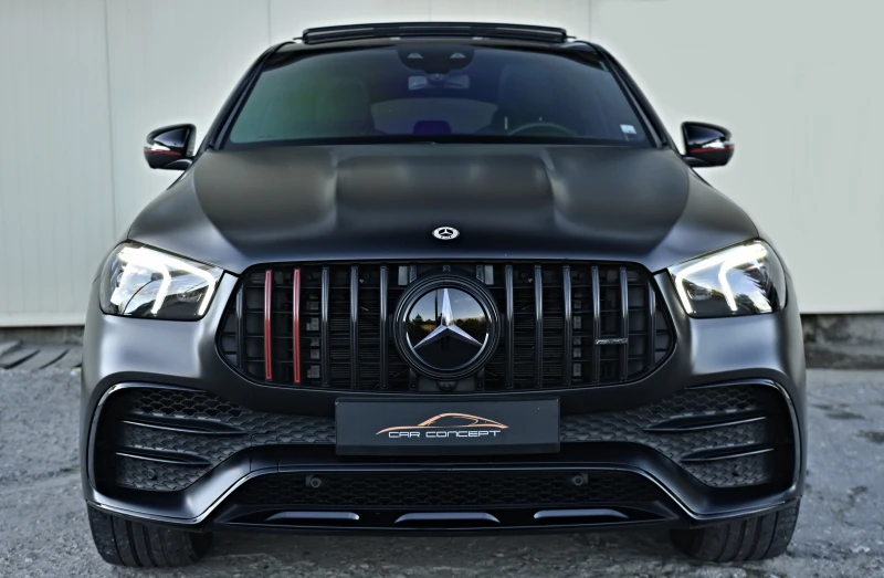 Mercedes-Benz GLE Coupe 5.3 AMG 4MATIK BURMESTER MULTIBEAM LIGHT PANO MATT, снимка 2 - Автомобили и джипове - 47525383