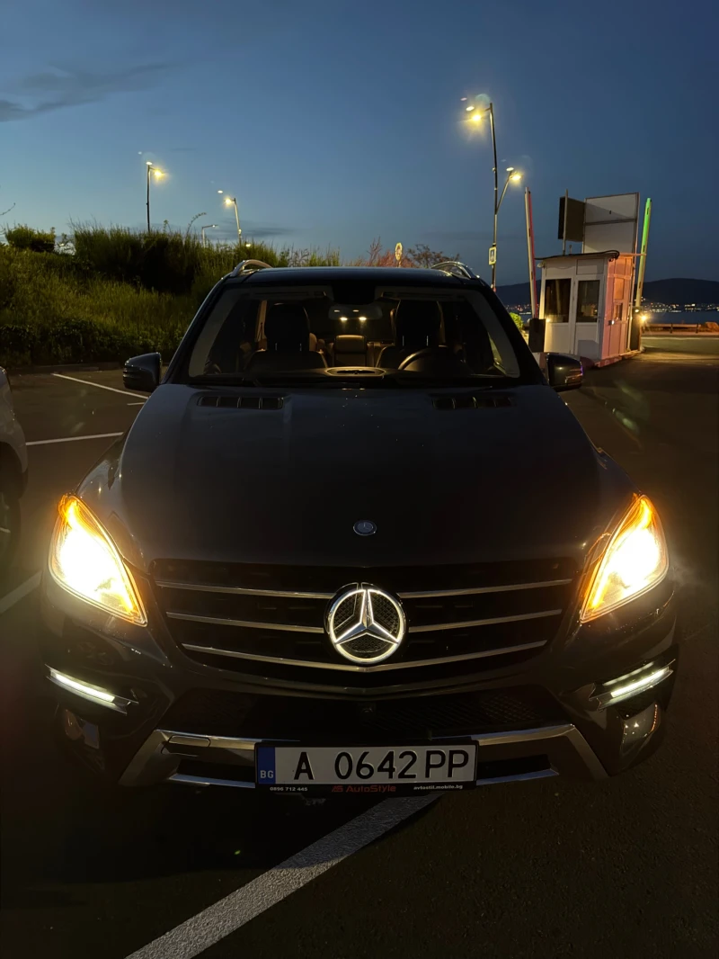Mercedes-Benz ML 350 AMG, PANO, 360, DISTRONIC, 3xTV, TUNNING 300hp, снимка 5 - Автомобили и джипове - 53578437
