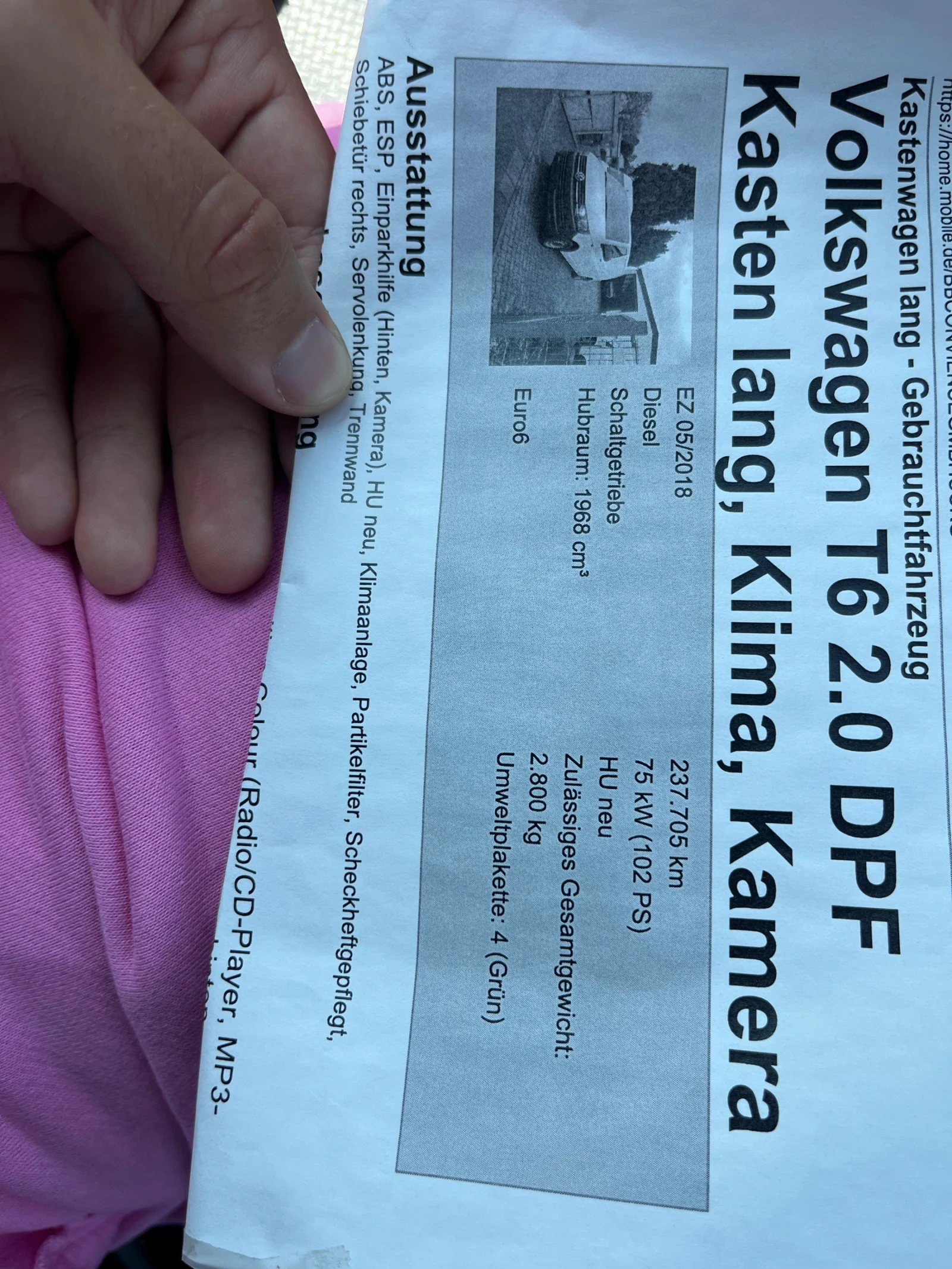 VW Transporter T6 2.0/MAXI/KLIMA/  100%/ | Mobile.bg   13