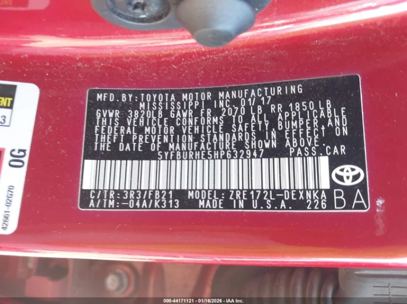 Toyota Corolla 1.8l Le, снимка 9 - Автомобили и джипове - 53335792