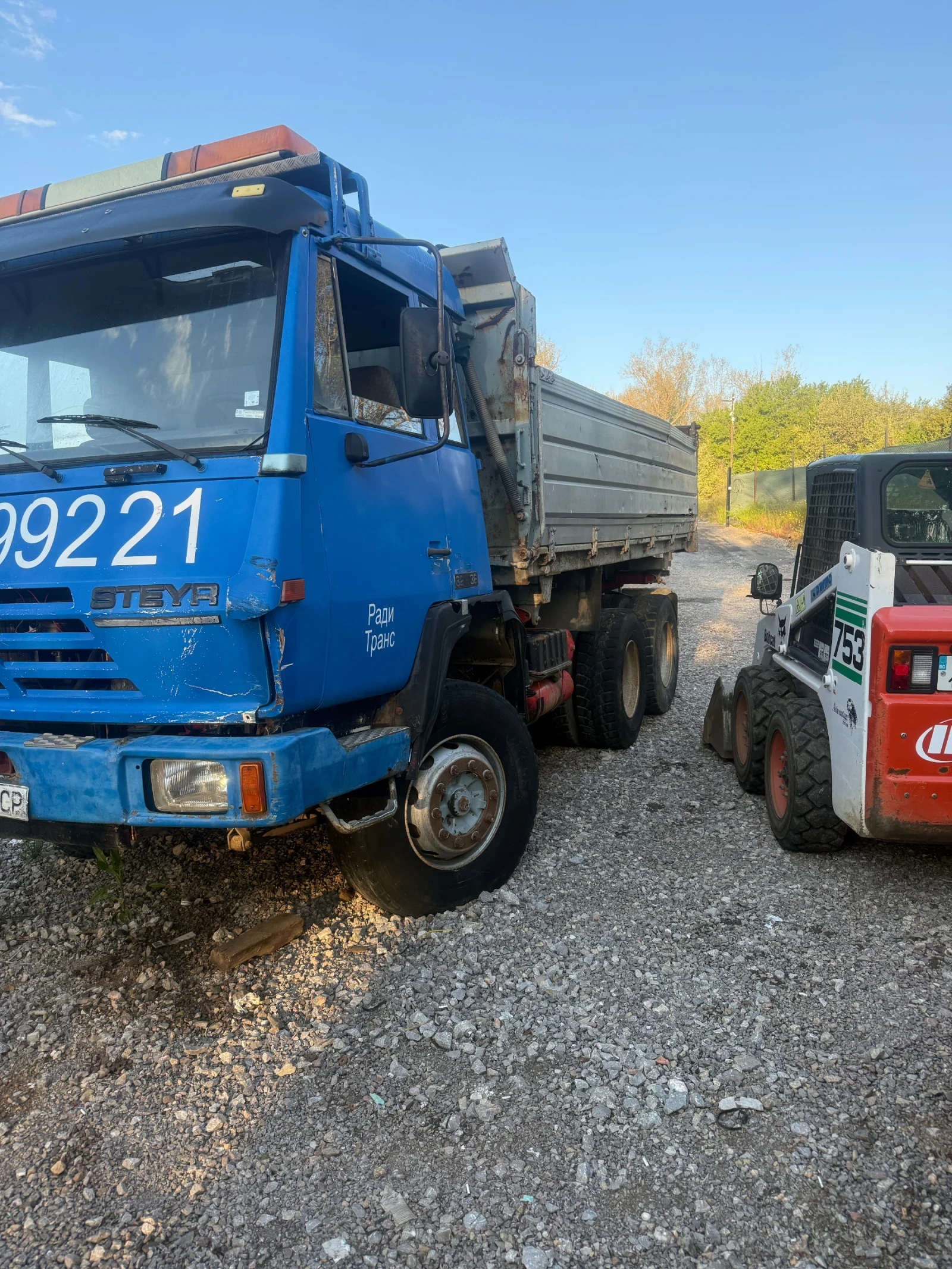 Steyr 33s37 Самосвал, снимка 2 - Камиони - 54682034