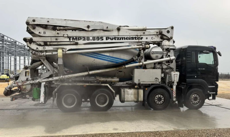 Бетон помпа Друга марка MAN TGS 41.480 PUTZMEISTER TMP28.89S 125MM, снимка 4 - Индустриална техника - 53444801
