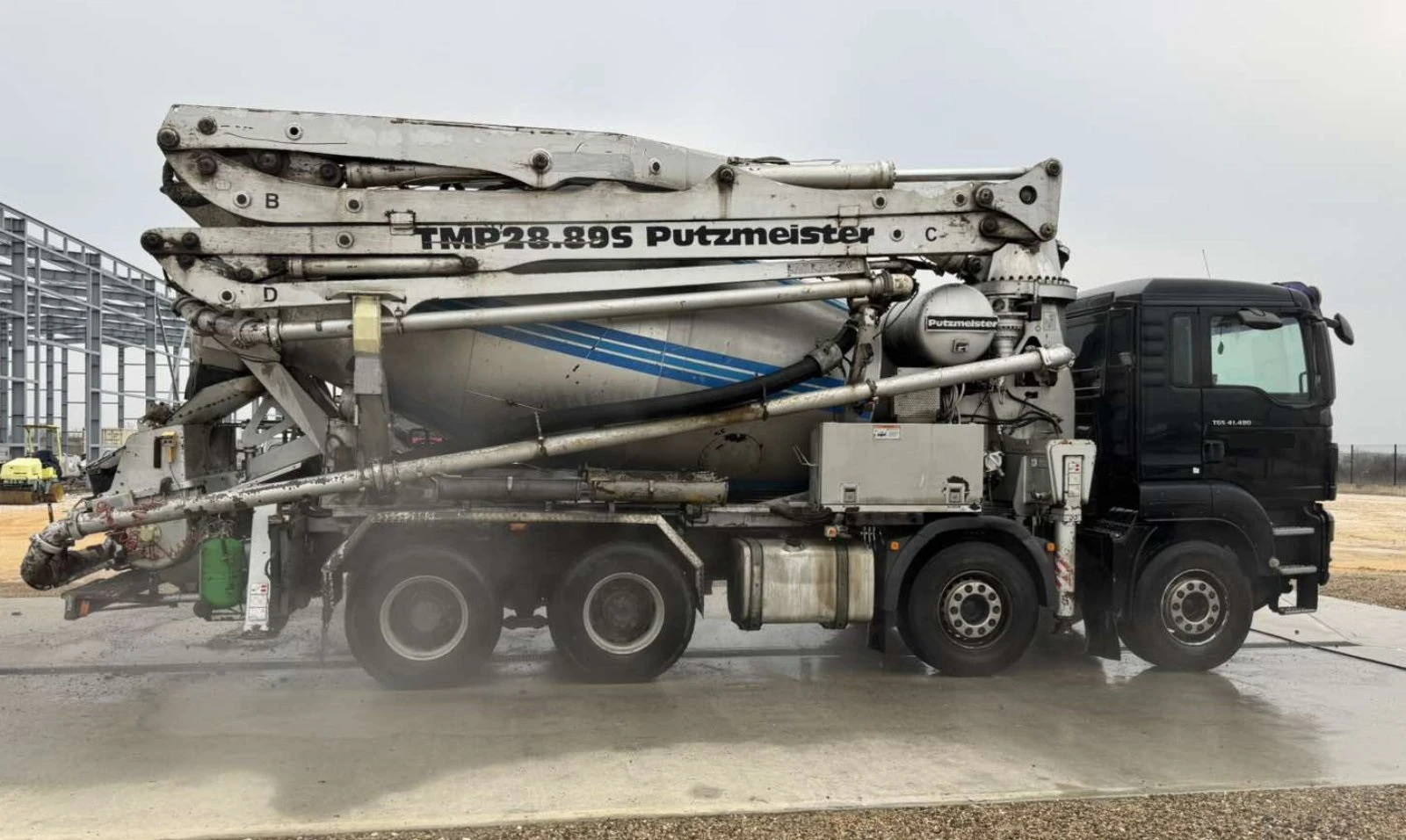 Бетон помпа Друга марка MAN TGS 41.480 PUTZMEISTER TMP28.89S 125MM - изображение 4