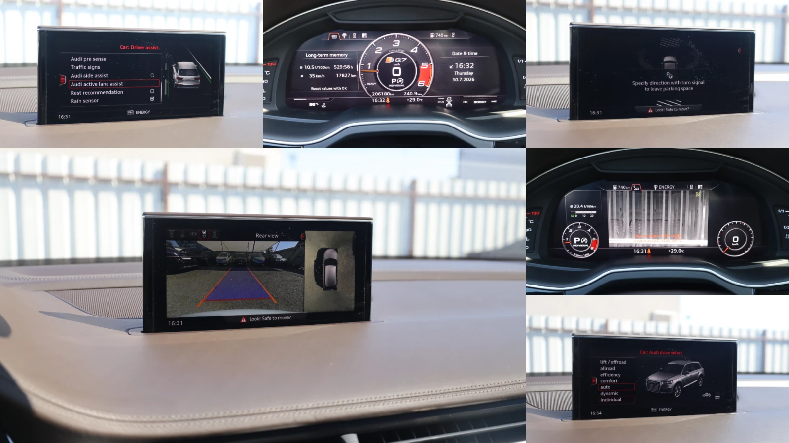 Audi SQ7 4.0TDI Quattro AIR SoftClo Pano NightVis 360 Обдух, снимка 14 - Автомобили и джипове - 55483065