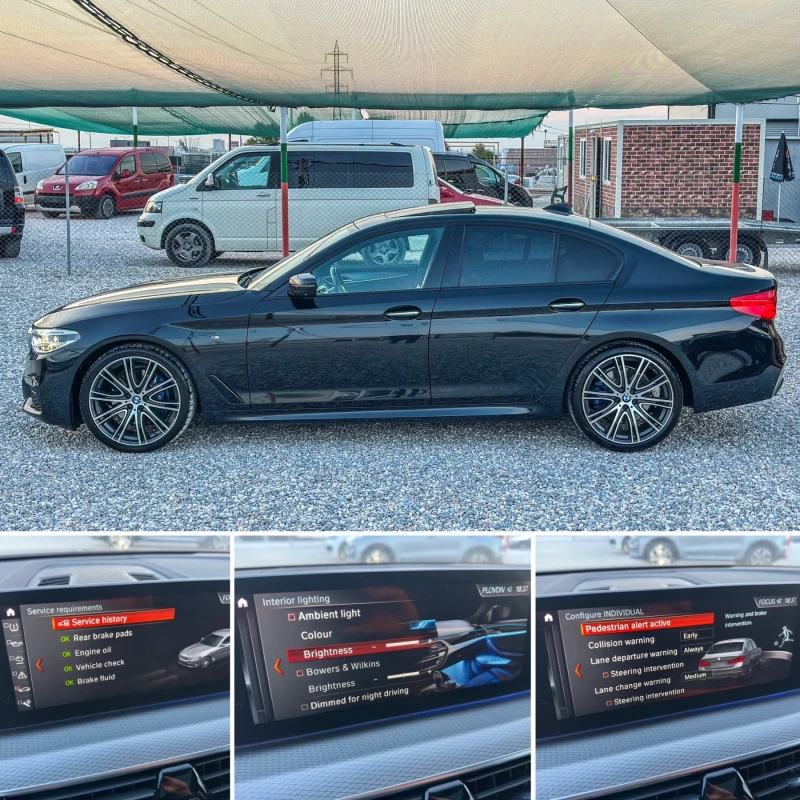 BMW 530  M PACK:: 1 СОБСТВЕНИК:: 3D BOWERS & WILKINS, снимка 11 - Автомобили и джипове - 52678150
