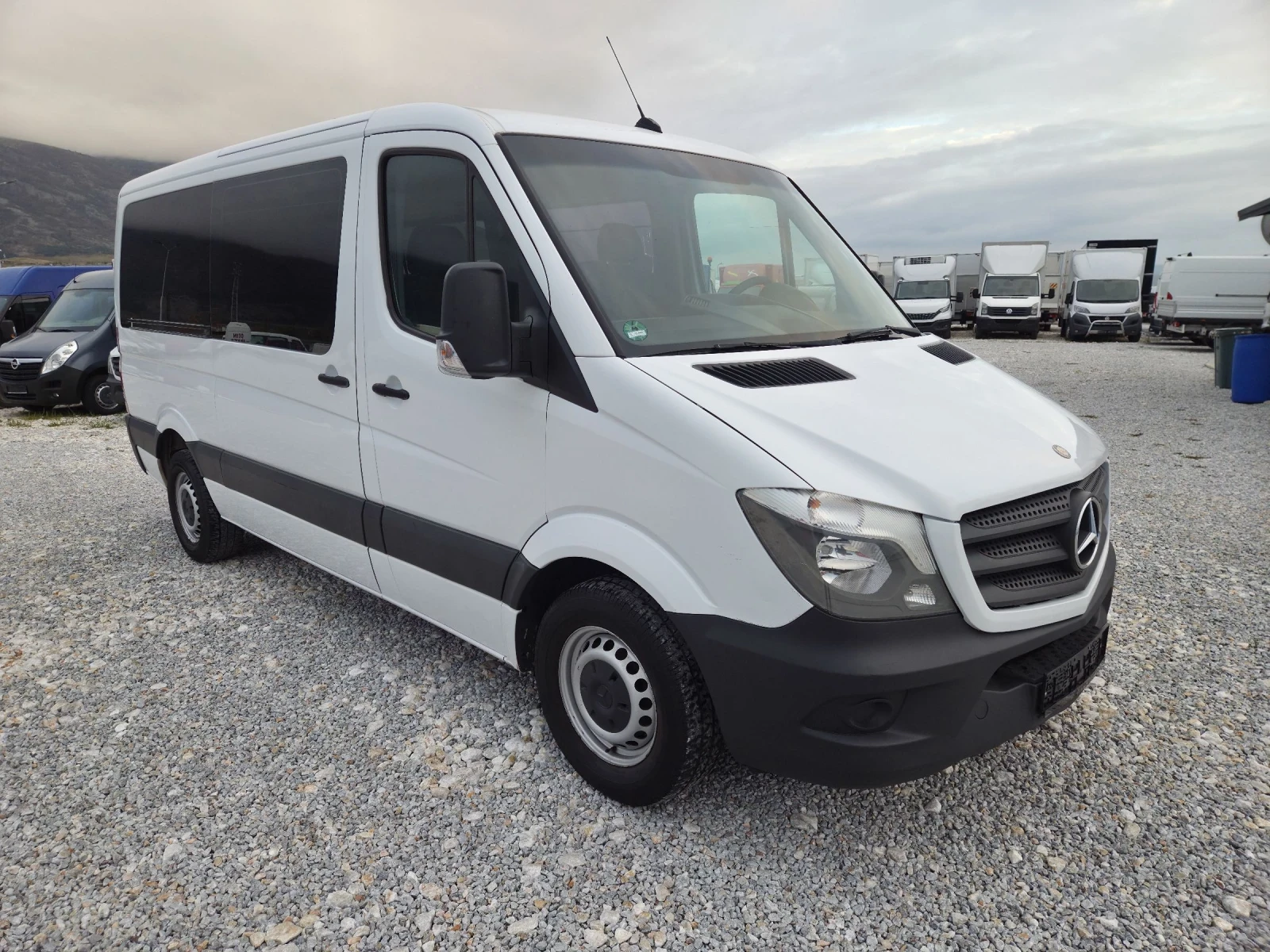 Mercedes-Benz Sprinter 313 CDI, Пътнически, 9 местен, Климатик, Нави - изображение 7