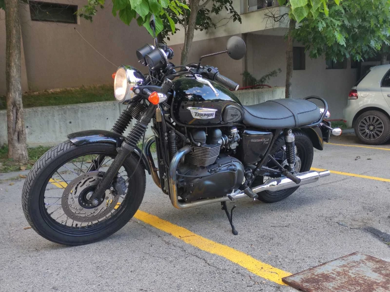Triumph Bonneville T100 Black, снимка 4 - Мотоциклети и мототехника - 52292822
