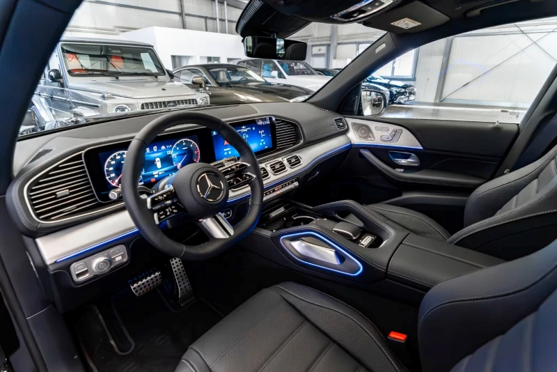 Mercedes-Benz GLS 450 FACELIFT* 4 MATIC* AMG LINE PLUS* PANO* 360* , снимка 8 - Автомобили и джипове - 52341979