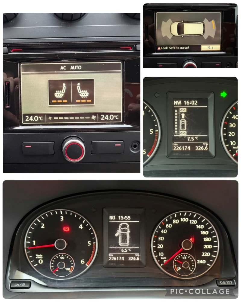 VW Touran 2.0tdi 7-места! Кожа! Климатроник!, снимка 12 - Автомобили и джипове - 52645701