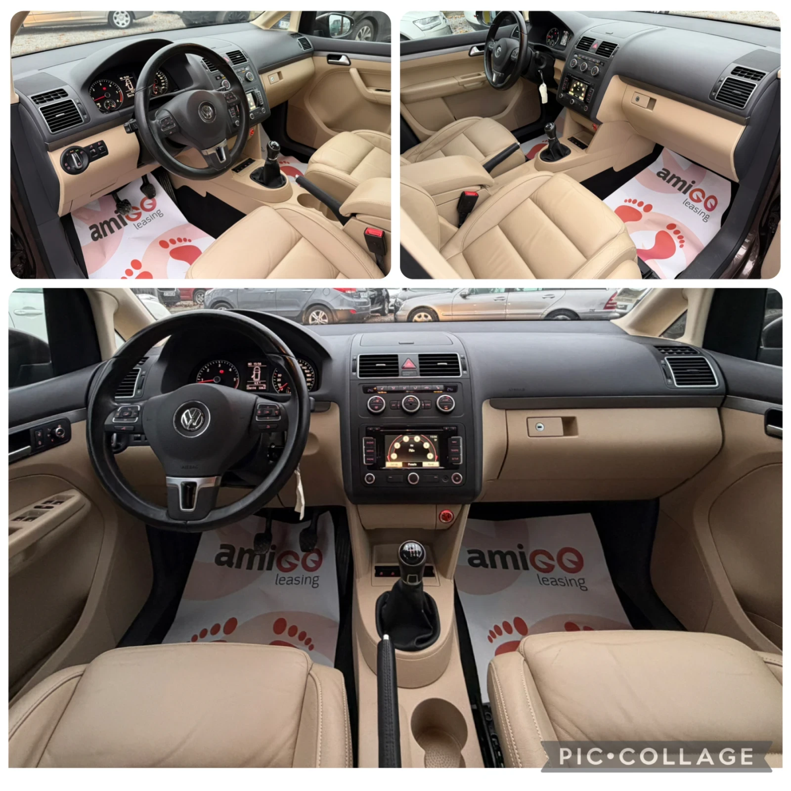 VW Touran 2.0tdi 7-места! Кожа! Климатроник! - изображение 9