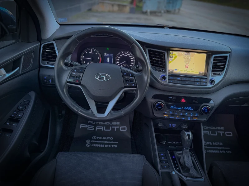 Hyundai Tucson 4х4 / АВТОМАТИК / КАМЕРА / ПОДГРЕВ, снимка 12 - Автомобили и джипове - 53446021