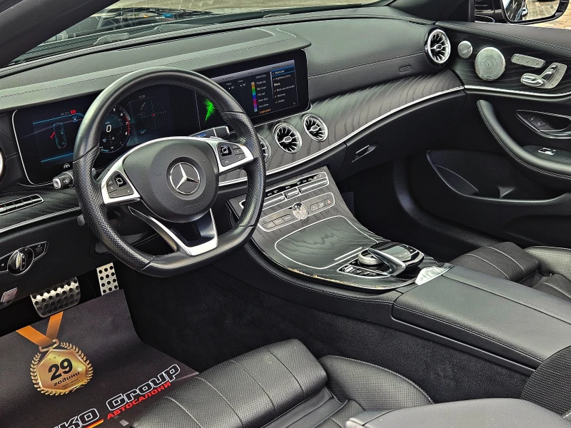 Mercedes-Benz E 400 AMG/4MAT/DISTRONIC/ПОДГРЕВ/ОБДУХ/CAMERA/AMBIENT, снимка 10 - Автомобили и джипове - 50495913