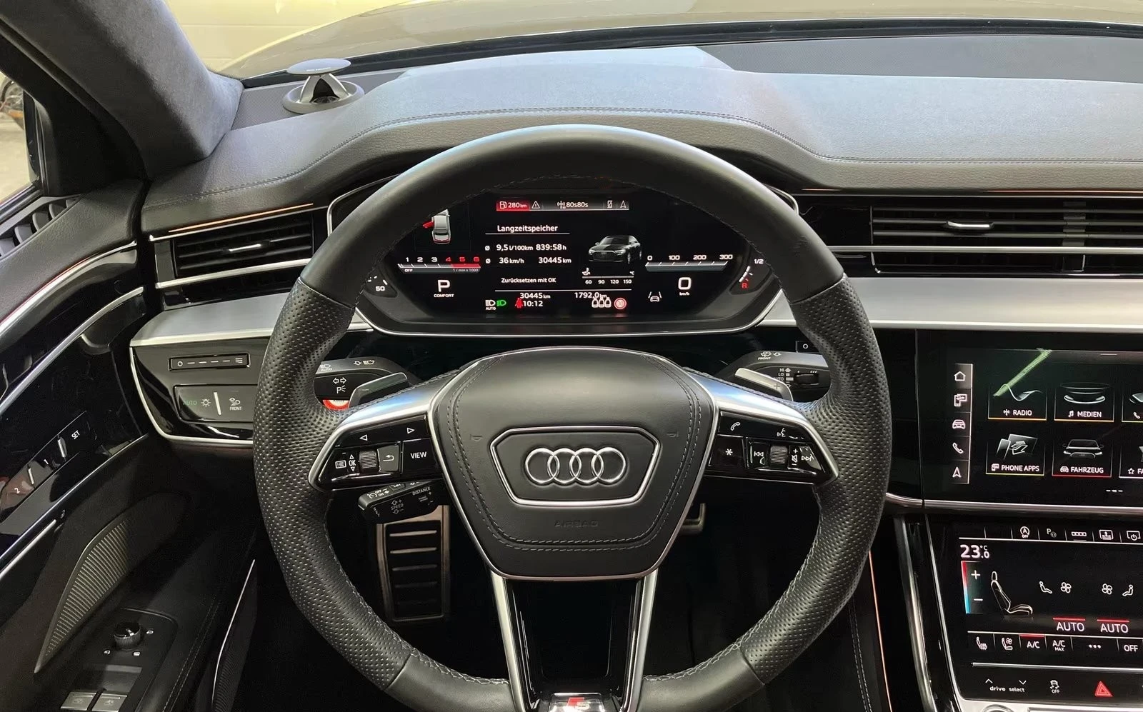 Audi A8 50 TDI / S-LINE / MATRIX / BLACK OPTIC / B&O/ HUD/, снимка 7 - Автомобили и джипове - 55989611