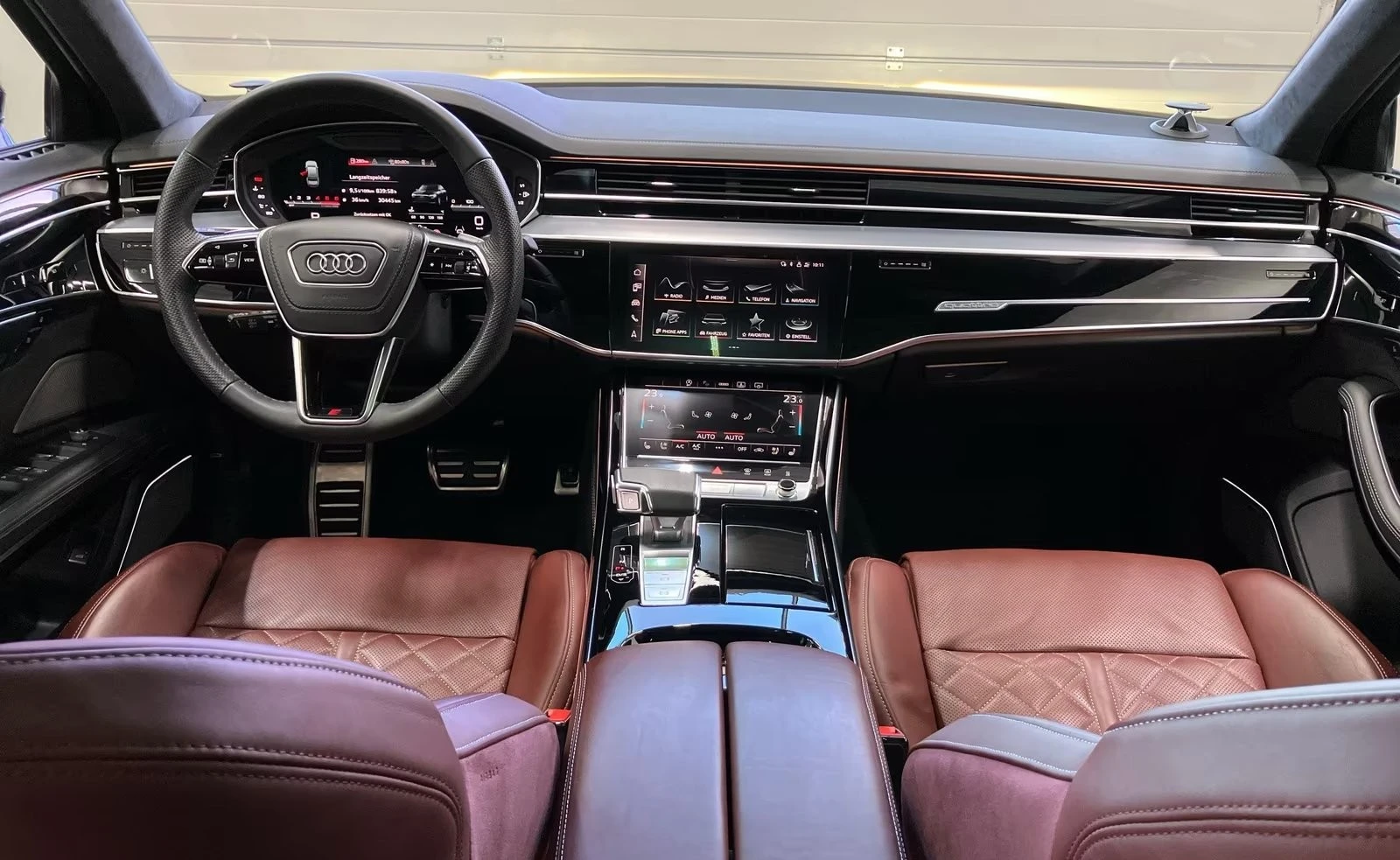 Audi A8 50 TDI / S-LINE / MATRIX / BLACK OPTIC / B&O/ HUD/, снимка 6 - Автомобили и джипове - 55989611