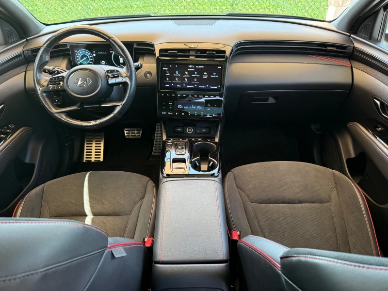 Hyundai Tucson Plug-in-Hybrid 4WD* N-line* Панорама* Гаранция* , снимка 12 - Автомобили и джипове - 50786352