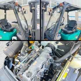 Мотокар Komatsu  Наклон на Вилиците / Безплатен Транспорт / Автомат, снимка 15