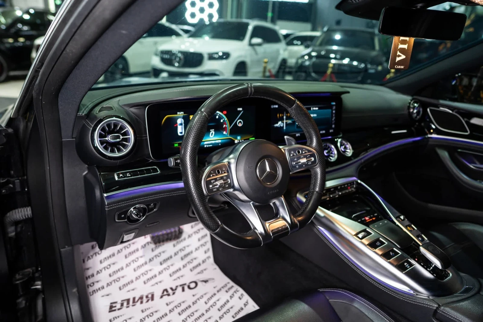 Mercedes-Benz AMG GT 53 4MATIC+ LED NAVI HUD 360 ЛИЗИНГ 100%, снимка 11 - Автомобили и джипове - 55487174