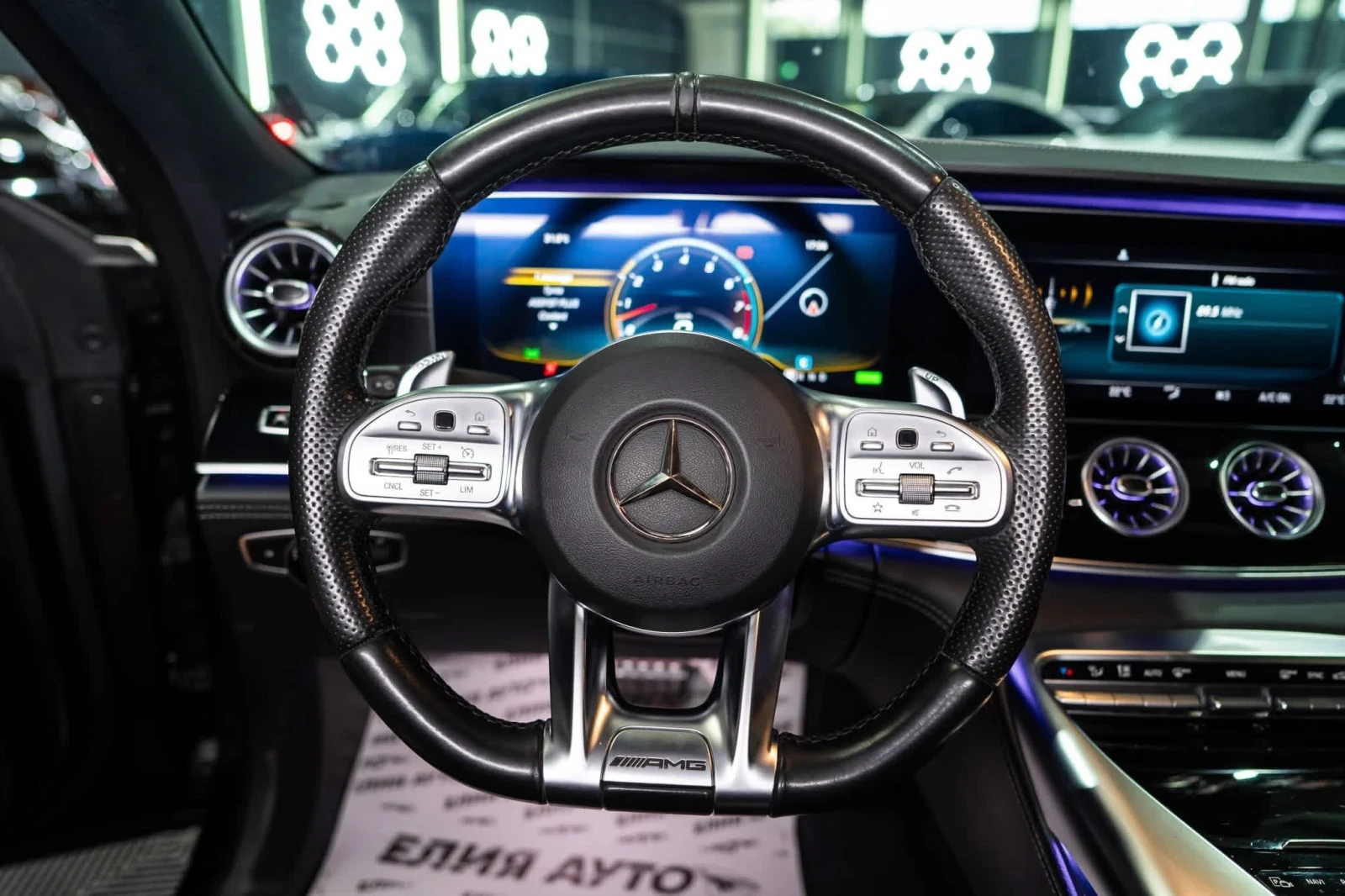 Mercedes-Benz AMG GT 53 4MATIC+ LED NAVI HUD 360 ЛИЗИНГ 100%, снимка 12 - Автомобили и джипове - 55487174