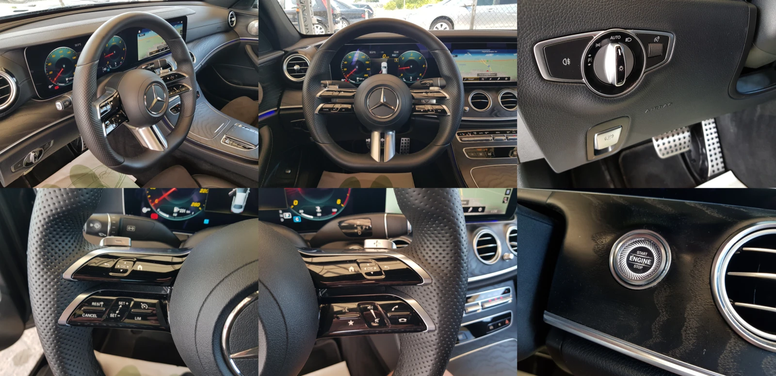 Mercedes-Benz E 220 D 4matic AMG FACELIFT E53 ПАКЕТ ПАНОРАМА ЛИЗИНГ, снимка 12 - Автомобили и джипове - 54868925