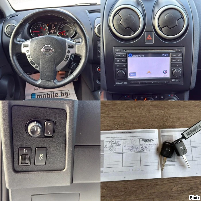 Nissan Qashqai 1.6i EURO5 A, снимка 17 - Автомобили и джипове - 53742698