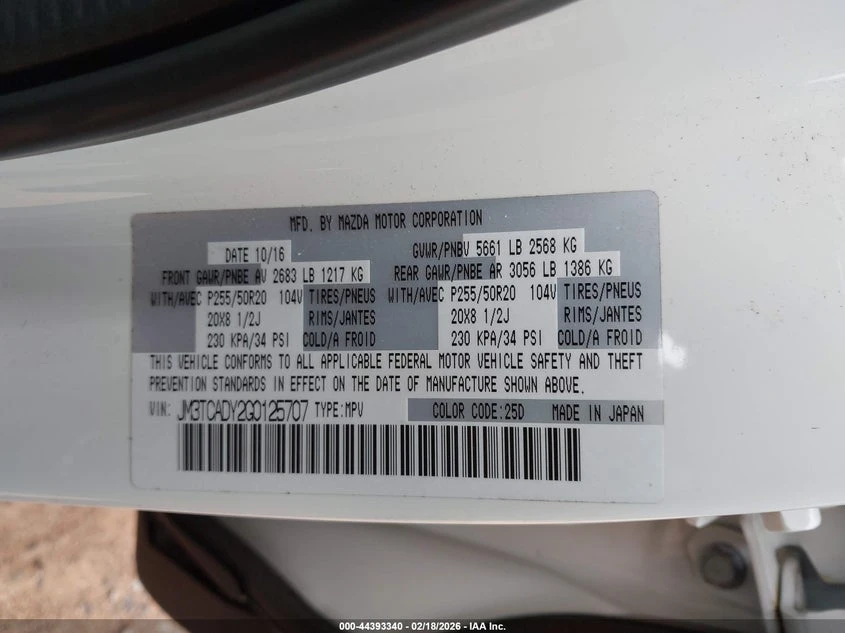 Mazda CX-9 2.5l Grand Touring, снимка 9 - Автомобили и джипове - 54001576