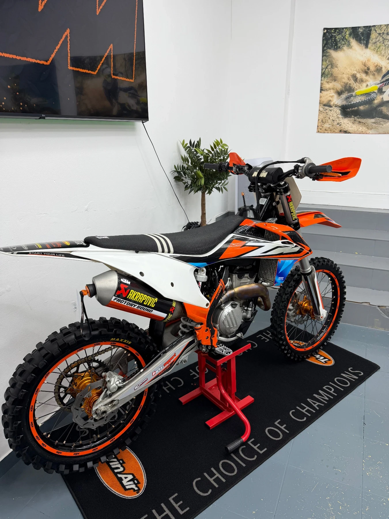 Ktm SX-F 250 /2 режима /Тракшън /Лънч /Стартер /Като нов
