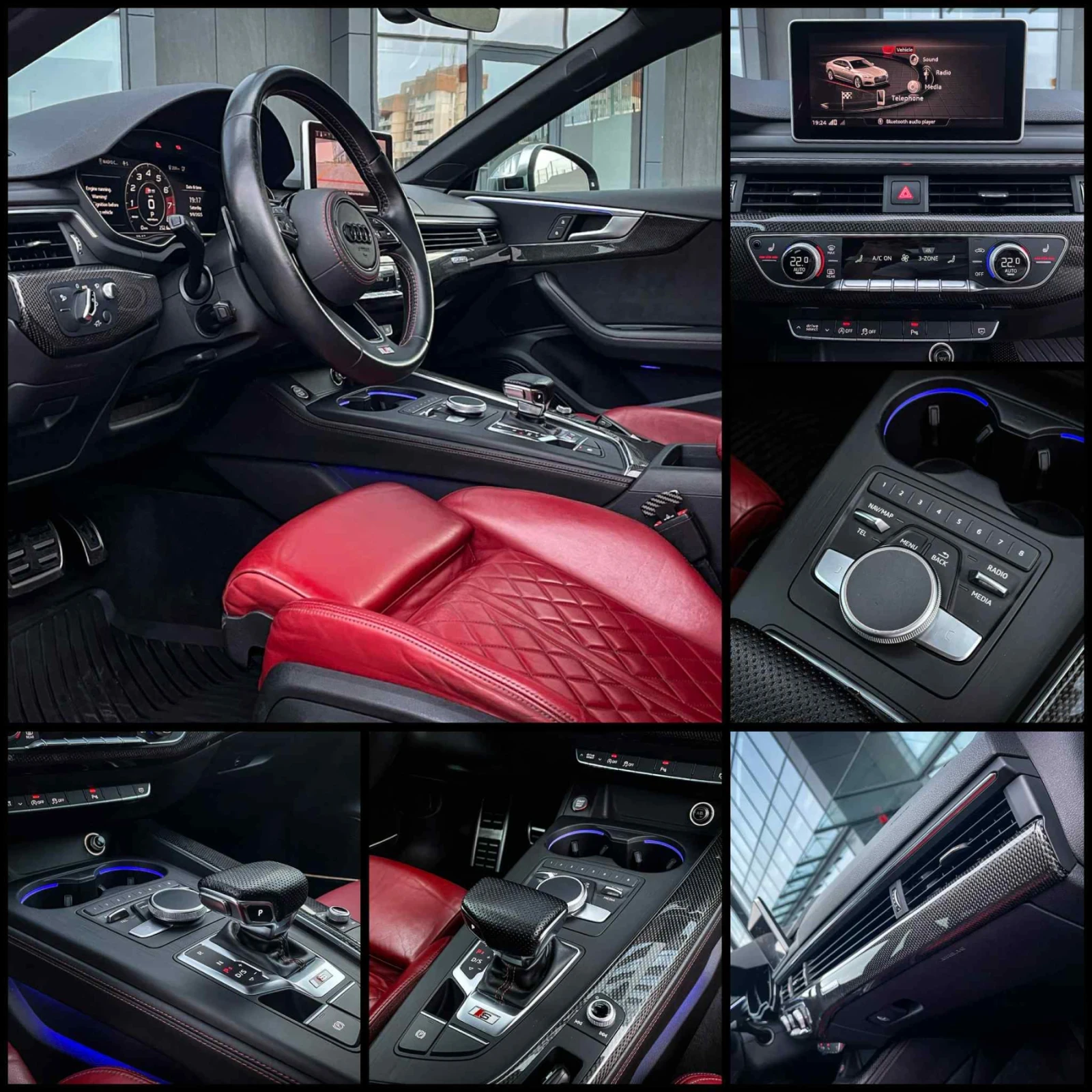 Audi S5 Sportback* B&O* CARBON* 360* Distroninc* ASSISTANC | Mobile.bg   12