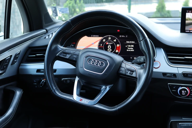 Audi SQ7 6+ 1* Matrix* Carbon* Exclusive* HP* ЛИЗИНГ* , снимка 9 - Автомобили и джипове - 49842354