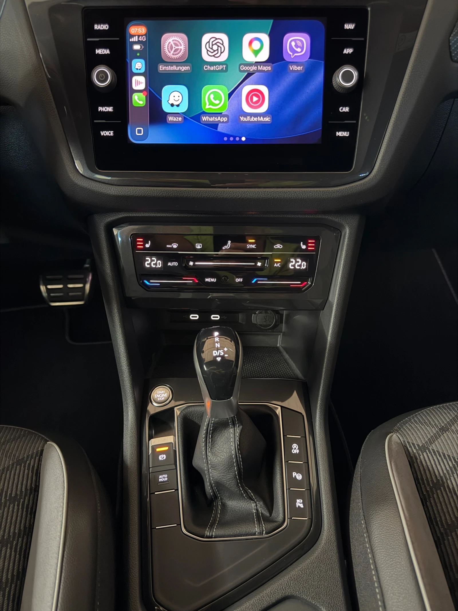 VW Tiguan R-Line-1.5TSI-150ps-59хил.км!, снимка 12 - Автомобили и джипове - 55155974