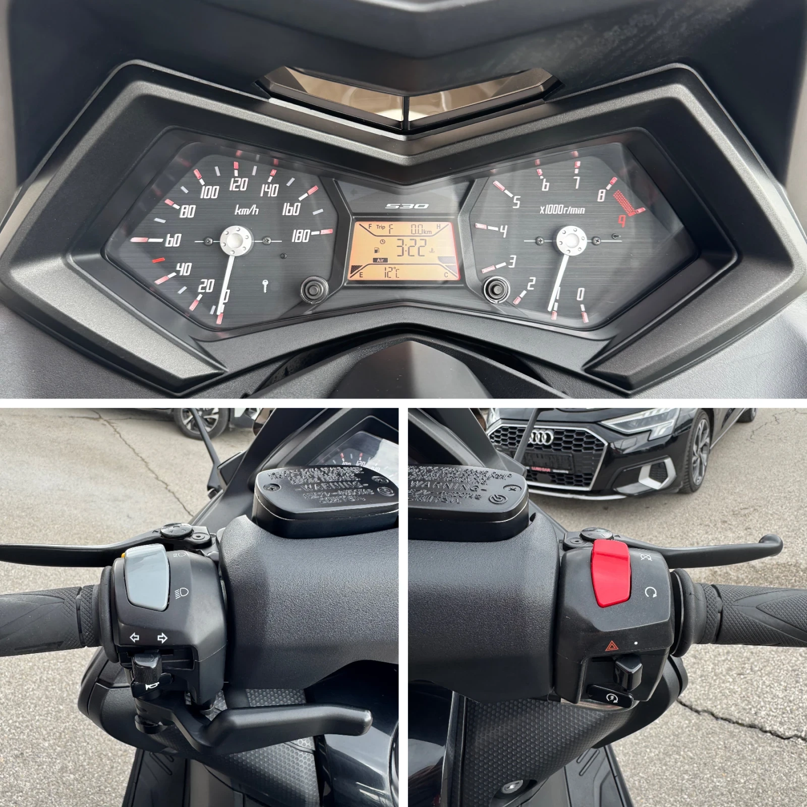 Yamaha T-max 530-AKRAPOVIC-ТОП СЪСТОЯНИЕ, снимка 17 - Мотоциклети и мототехника - 54083178