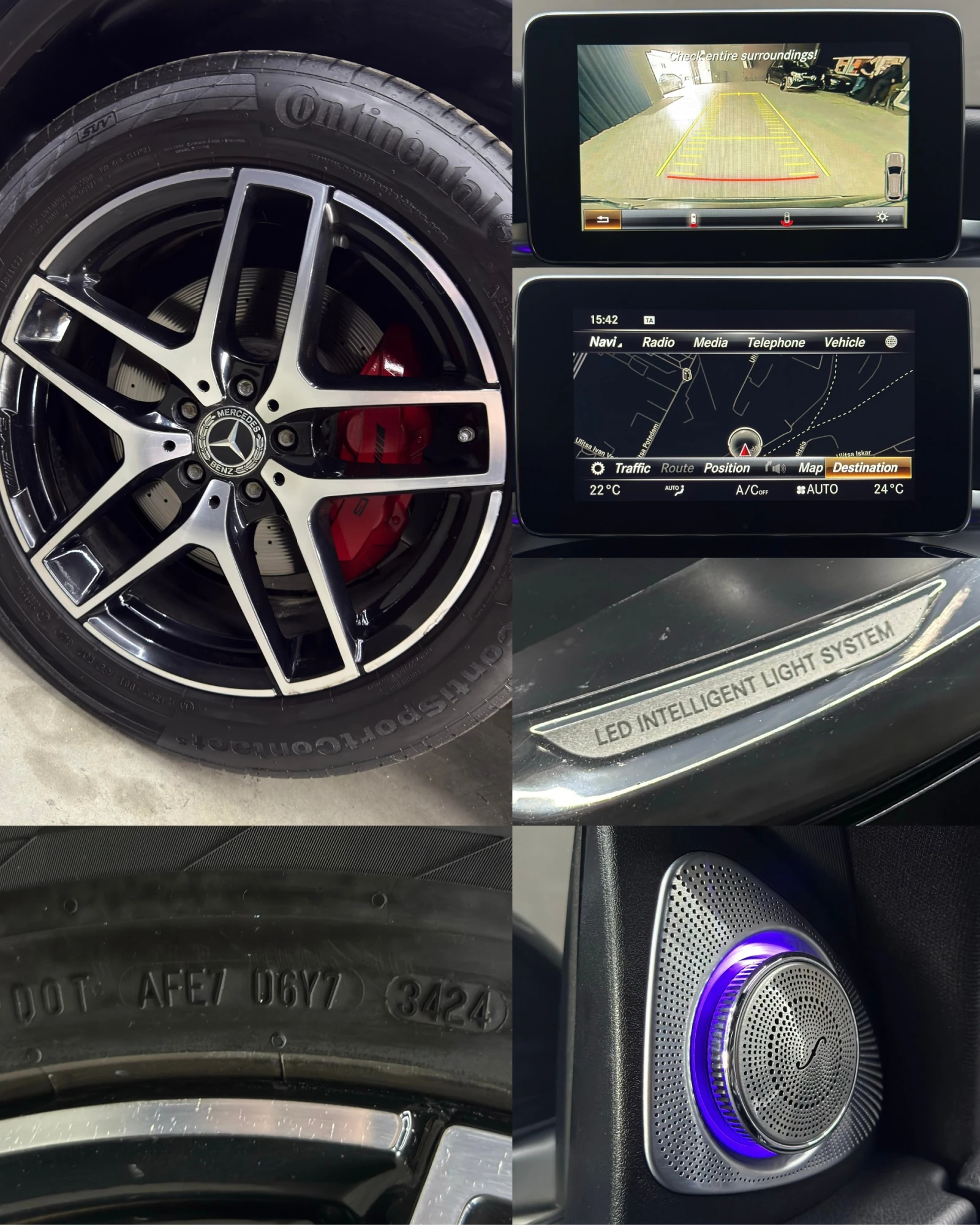 Mercedes-Benz GLC 350 d/AMG/Airmatic/4Matic/ПълнаСервизнаИст. в Mercedes, снимка 12 - Автомобили и джипове - 54081698