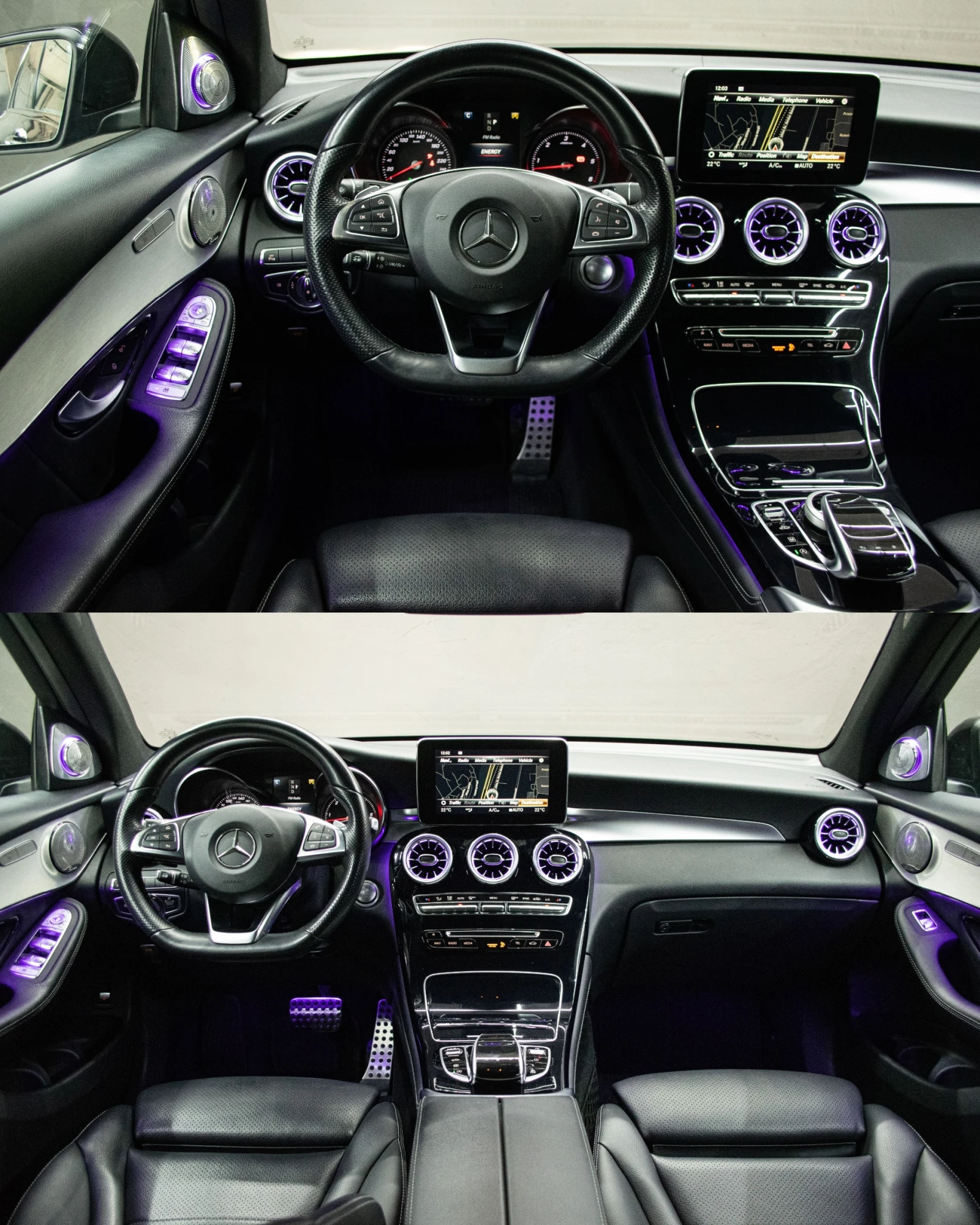Mercedes-Benz GLC 350 d/AMG/Airmatic/4Matic/ПълнаСервизнаИст. в Mercedes, снимка 5 - Автомобили и джипове - 54081698