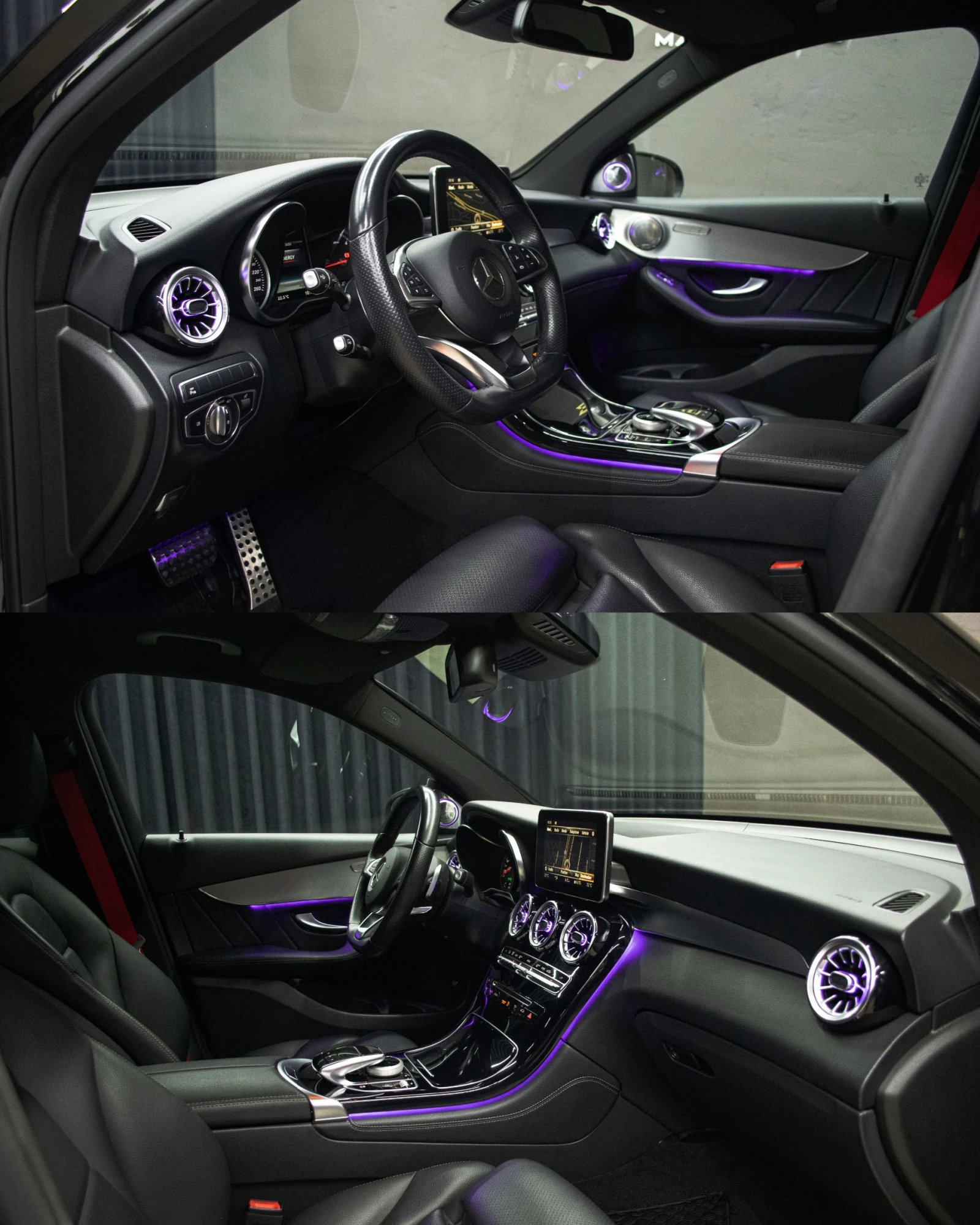 Mercedes-Benz GLC 350 d/AMG/Airmatic/4Matic/ПълнаСервизнаИст. в Mercedes, снимка 6 - Автомобили и джипове - 54081698