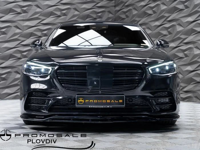 Mercedes-Benz S 400 D 4MATIC* 360* AMG LINE* PANO* Head Up* Обдухв* Bu, снимка 2 - Автомобили и джипове - 56177373