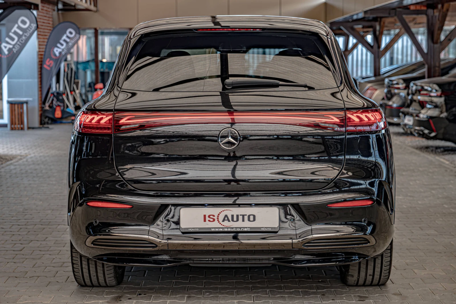 Mercedes-Benz EQS 450+ 125kWh/AMG/HuD/Hyper Screen/Burme./Pano./Карб, снимка 3 - Автомобили и джипове - 55611312