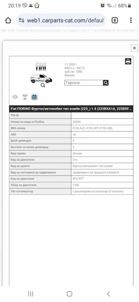 Обява за продажба на Fiat Fiorino Лек автомобил ~7 800 лв. - изображение 7