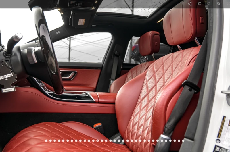 Mercedes-Benz S 500 AMG & NIGHT PKG| MASSAGE| RED LEATHER, снимка 7 - Автомобили и джипове - 53306519