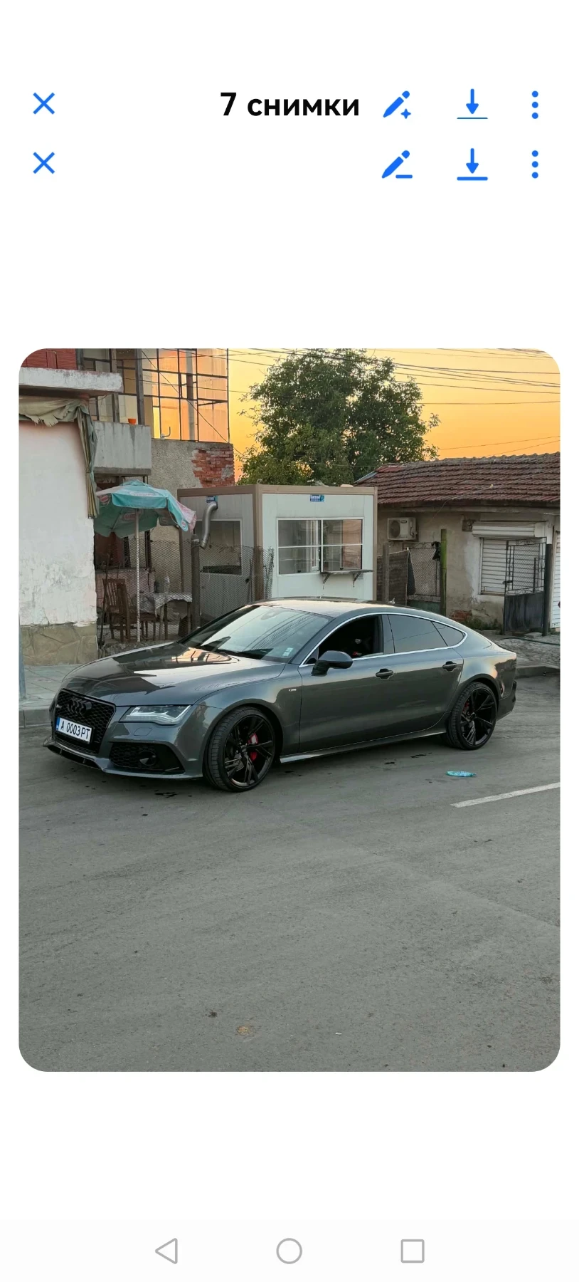 Audi A7 Rs пакет