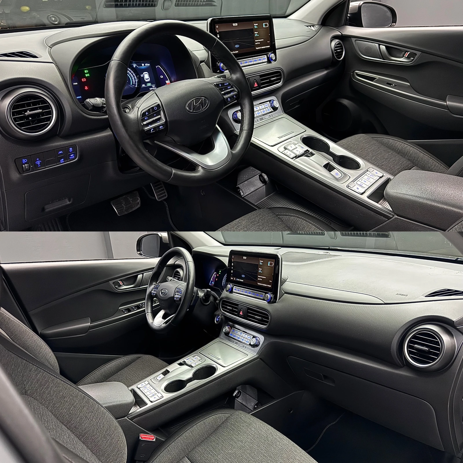 Hyundai Kona EV 64KW/h 204 k.с./ACC / SMART KEY/ACC/SMART KEY, снимка 6 - Автомобили и джипове - 54610096