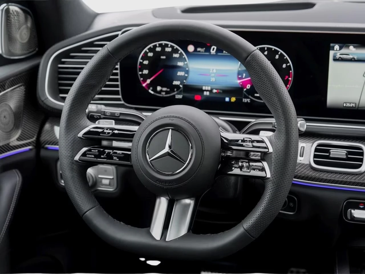 Mercedes-Benz GLS580 4M AMG BURMESTER PANORAMA 360-CAM HEAD-UP CARBON, снимка 4 - Автомобили и джипове - 55105367
