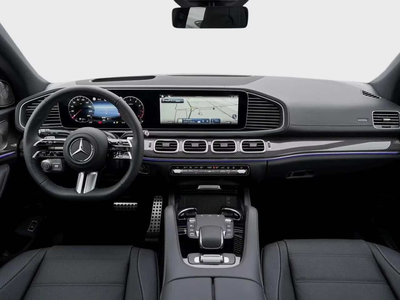 Mercedes-Benz GLS580 4M AMG BURMESTER PANORAMA 360-CAM HEAD-UP CARBON, снимка 3 - Автомобили и джипове - 55105367