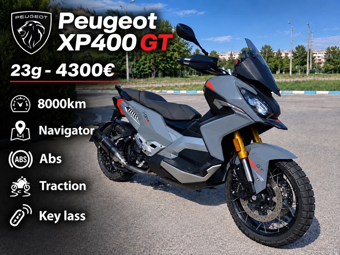 Peugeot XP 400 GT 8000km