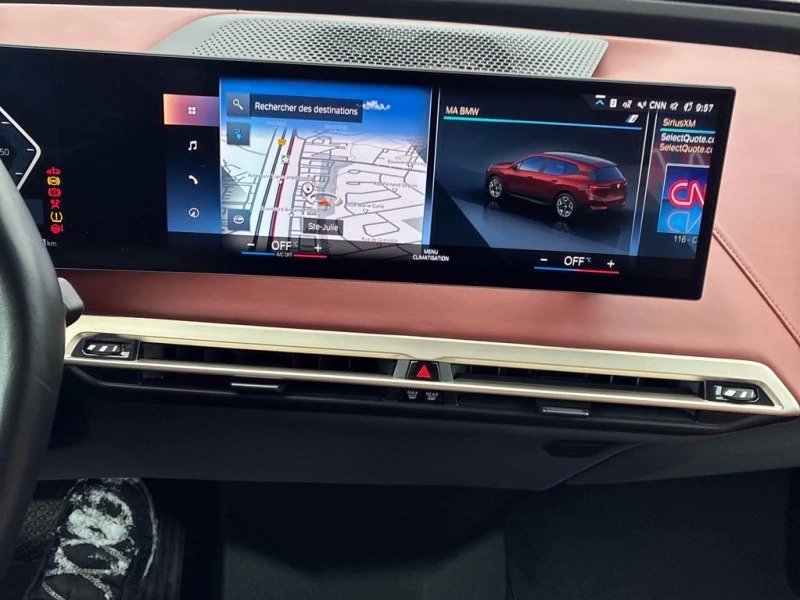 BMW iX 2022 XDRIVE50 * БЕЗ ПЪРВОНАЧАЛНА ВНОСКА, снимка 9 - Автомобили и джипове - 52874145