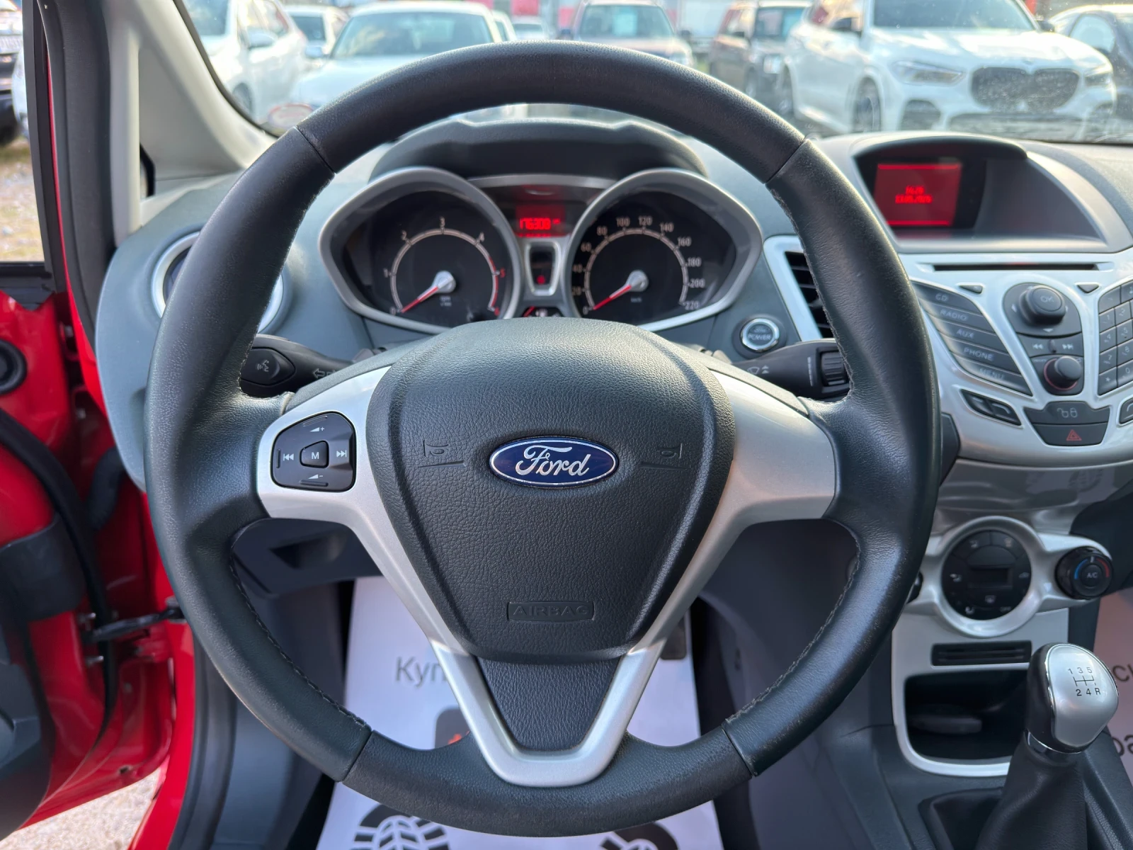 Ford Fiesta 1.4TDCI-70к.с./ Парктроник/ Климатроник/ EURO5A, снимка 13 - Автомобили и джипове - 54582027