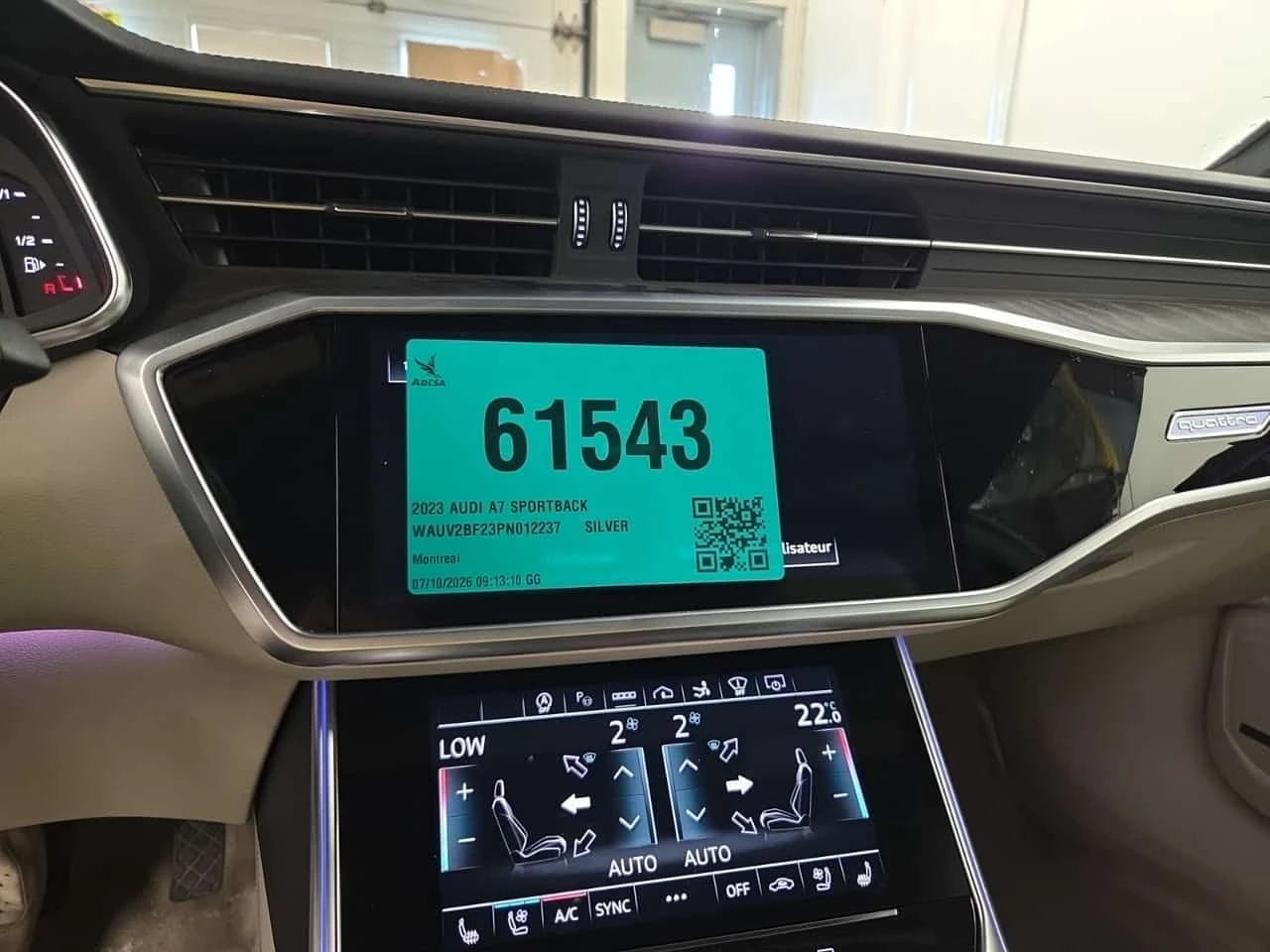 Audi A7 SPORTBACK TECHNIK| B&O| MASSAGE| HUD| 2 КЛЮЧА , снимка 11 - Автомобили и джипове - 55278386