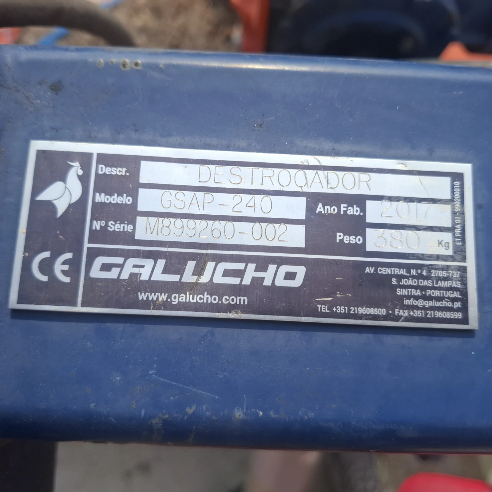 Мулчер Друга марка GALUCHO GSAP-240 - изображение 3