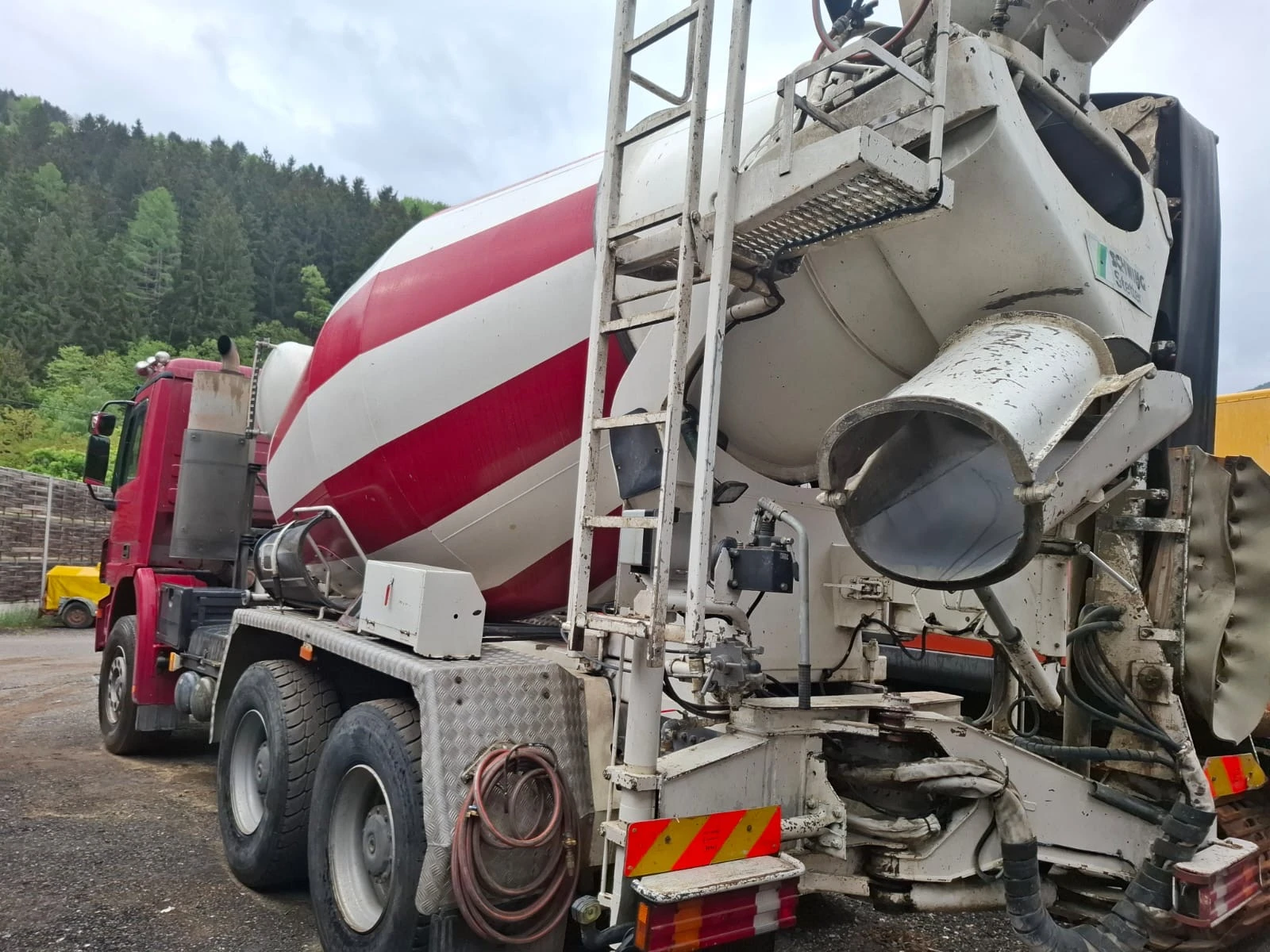 Бетон миксер Mercedes Actros с Лента, 6х4, Нов внос, , , , снимка 6 - Индустриална техника - 54549197