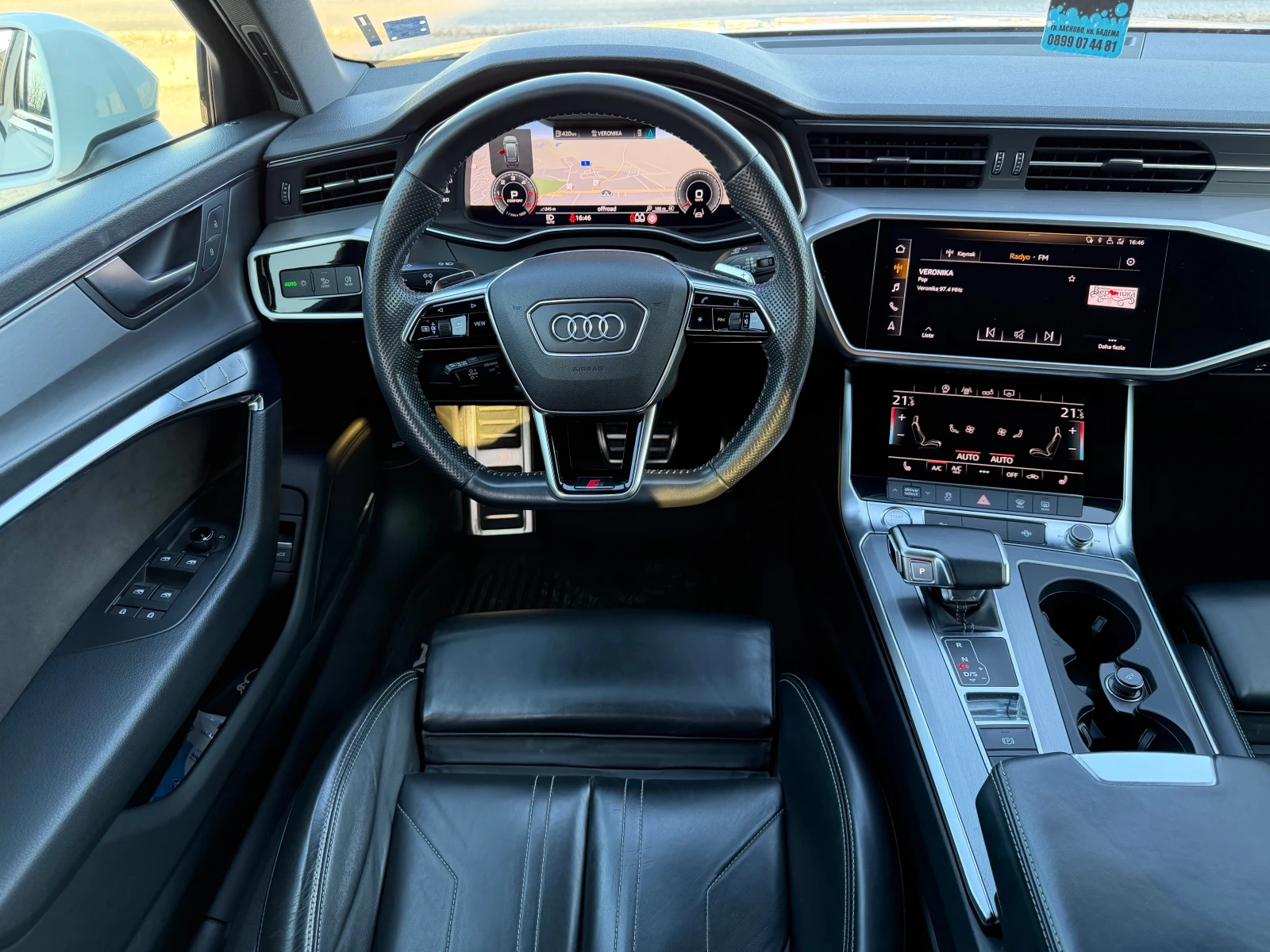 Audi A6 3.0TDI* 3xSLINE, снимка 12 - Автомобили и джипове - 53750532