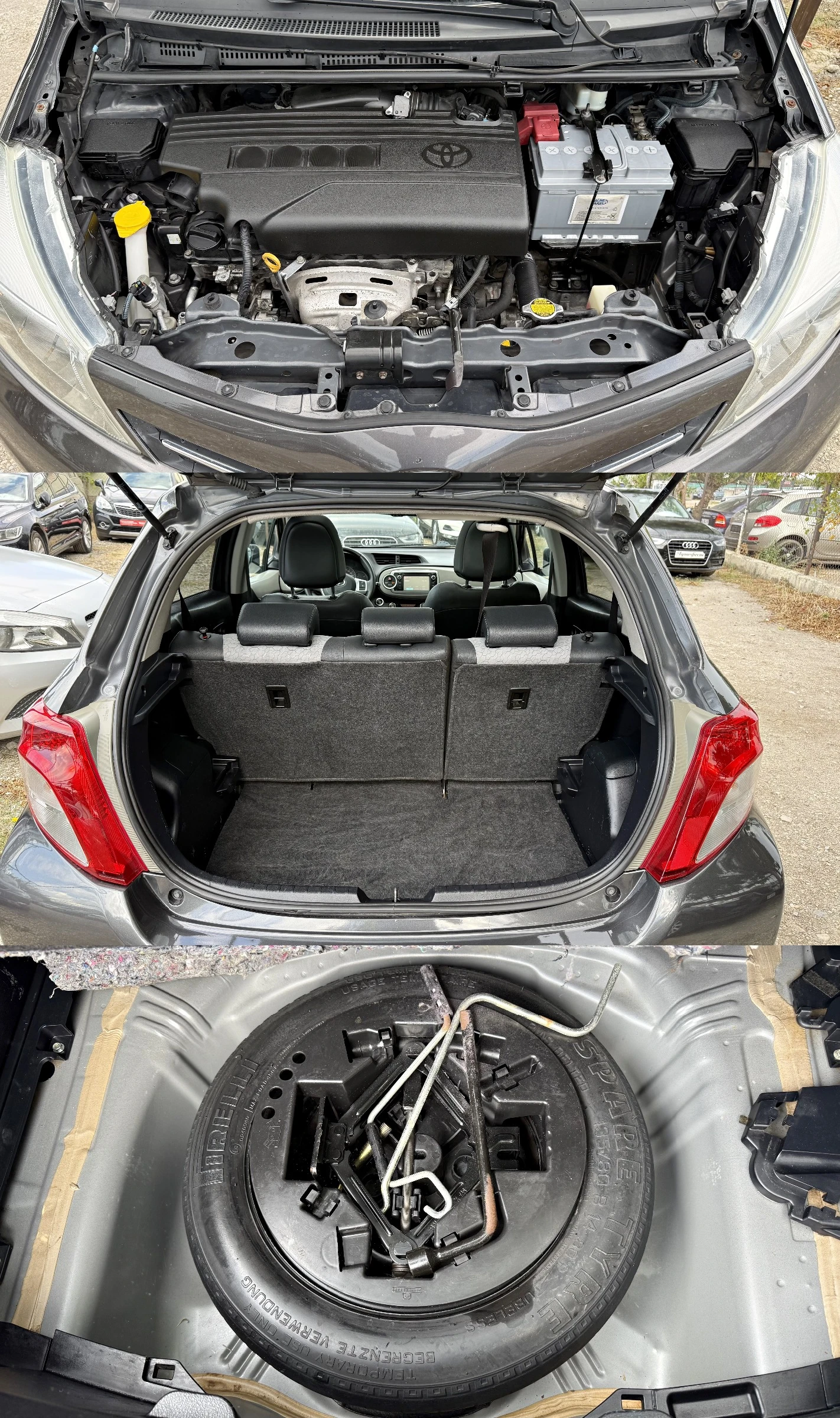 Toyota Yaris 1.3i КАМЕРА ПАНОРАМА 6ск., снимка 16 - Автомобили и джипове - 55953880