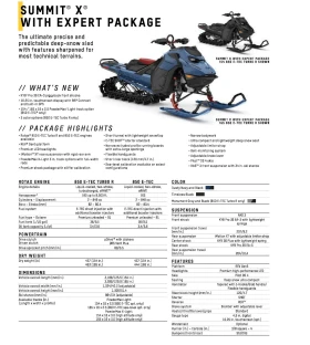 Ski-Doo Summit EXPERT 850cc 165cm TURBO R, LCD (10. 25) 2025, снимка 2